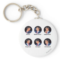 Phoenix Wright Emoticons Key Chain