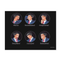 Phoenix Wright Emoticons Post Card