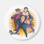 Phoenix Wright Key Art Fridge Magnet