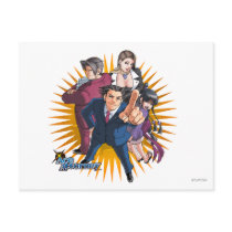 Phoenix Wright Key Art Postcard