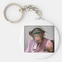 phone monkey keychain