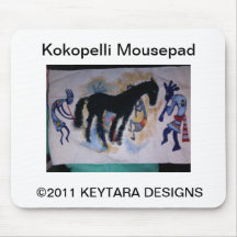 Photo 1499, ©2011 KEYTARA DESIGNS, Kokopelli Mo... Mousepad