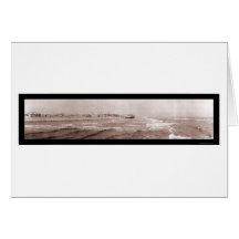 Photo 1910 de Galveston de ressacs Cartes