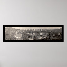 Photo 1915 de PA de viaduc de Nicholson Affiche
