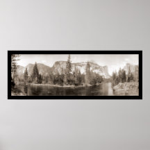 Photo 1915 de Yosemite de rivière de Merced Posters