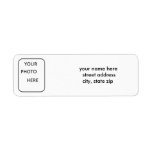 Photo Address Label