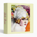 Photo album binders, Vintage Painting
