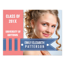 Photo Banner Graduation Announcements