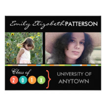Photo Banner Graduation Invitation