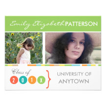 Photo Banner Graduation Invites