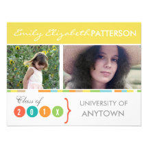 Photo Banner Graduation Personalized Announcements