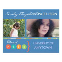 Photo Banner Graduation Personalized Invitations