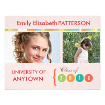 Photo Banner Graduation Personalized Invite