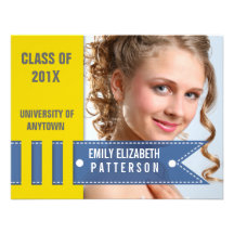 Photo Banner Graduation Personalized Invite