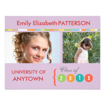 Photo Banner Graduation Personalized Invite