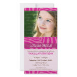 PHOTO BIRTHDAY INVITATIONS :: animal print 3