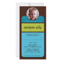 PHOTO BIRTHDAY INVITATIONS :: circus 1 Personalized Photo Card
