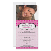 PHOTO BIRTHDAY INVITATIONS :: delicious 8