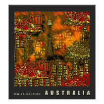 Photo | Blazing City 45.95cm x 50cm