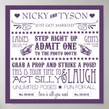 Photo Booth Signage Print