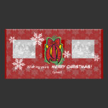 Photo Card - 2 Photo Christmas Card Template photo cards