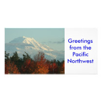 Photo Card: Autumn Mt. Rainer