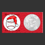 Photo Card - Christmas Baseball photo cards
