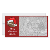 Photo Card - Christmas Football