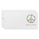 Photo Card Christmas Peace Wreath, Peace on Earth photo cards