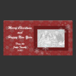 Photo Card - Holiday Snowflakes photo cards