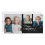 Photo Card: Merry Christmas black & white