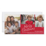 Photo Card: Merry Christmas Simply Red