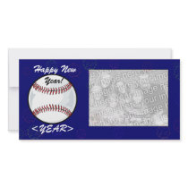 Photo Card - New Year Baseball