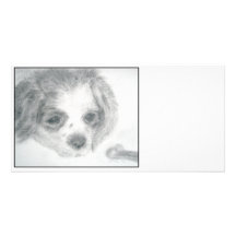 Photo Card - Puppy with Bone