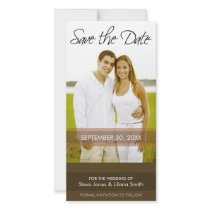 Photo Card: Save the Date - Minimalistic