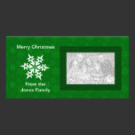 Photo Card - Snowflakes photo cards