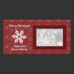Photo Card - Snowflakes photo cards
