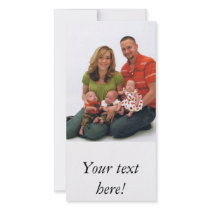 Photo card template