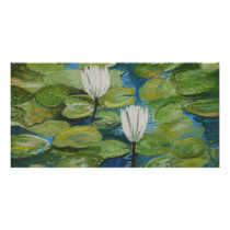 Photo Card - Water Lilies at Hopeland Gardens
