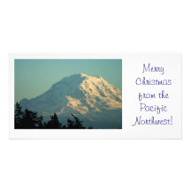 Photo Card: Winter Mt. Rainier