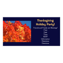 Photo Cards Invitations Thanksgiving Holiday