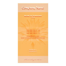 Photo cards template - customizable lillies