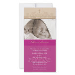 PHOTO CHRISTENING INVITATIONS :: elegant 5 photo cards