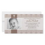 PHOTO CHRISTENING INVITATIONS :: pretty 4L photo cards