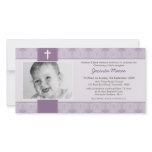 PHOTO CHRISTENING INVITATIONS :: pretty 5L photo cards