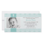 PHOTO CHRISTENING INVITATIONS :: pretty 6L photo cards