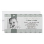 PHOTO CHRISTENING INVITATIONS :: pretty 7L photo cards