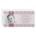 PHOTO CHRISTENING INVITATIONS :: pretty 9L photo cards