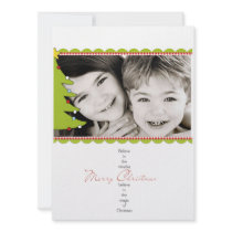 Photo Christmas Card Announcement