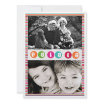 Photo Christmas Card Custom Announcements